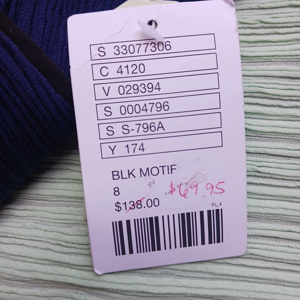 Anthropologie MAEVE Textured Colorblock Knit Skirt Size 8 - Picture 3 of 5